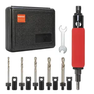 Rivet Removal Tool,POP Rivet Remover,Adapter Rivets for 1/8", 5/32", 3/16", 7/32" and 1/4"