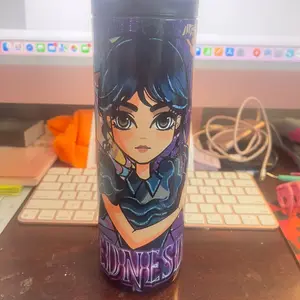 20 oz Duo lid Wednesday Tumbler