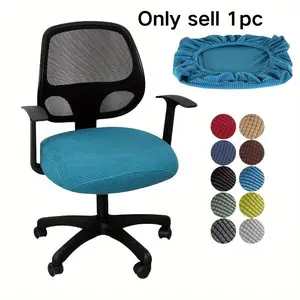 Office Chair Cover, Stretch Chair Slipcovers, Elastic And Stretchable for a Snug Fit, Thickened to Prevent Dust And Scratches, with an Integrated Design, Compatible with Computer Desks And Chairs, Suitable for Home And Office