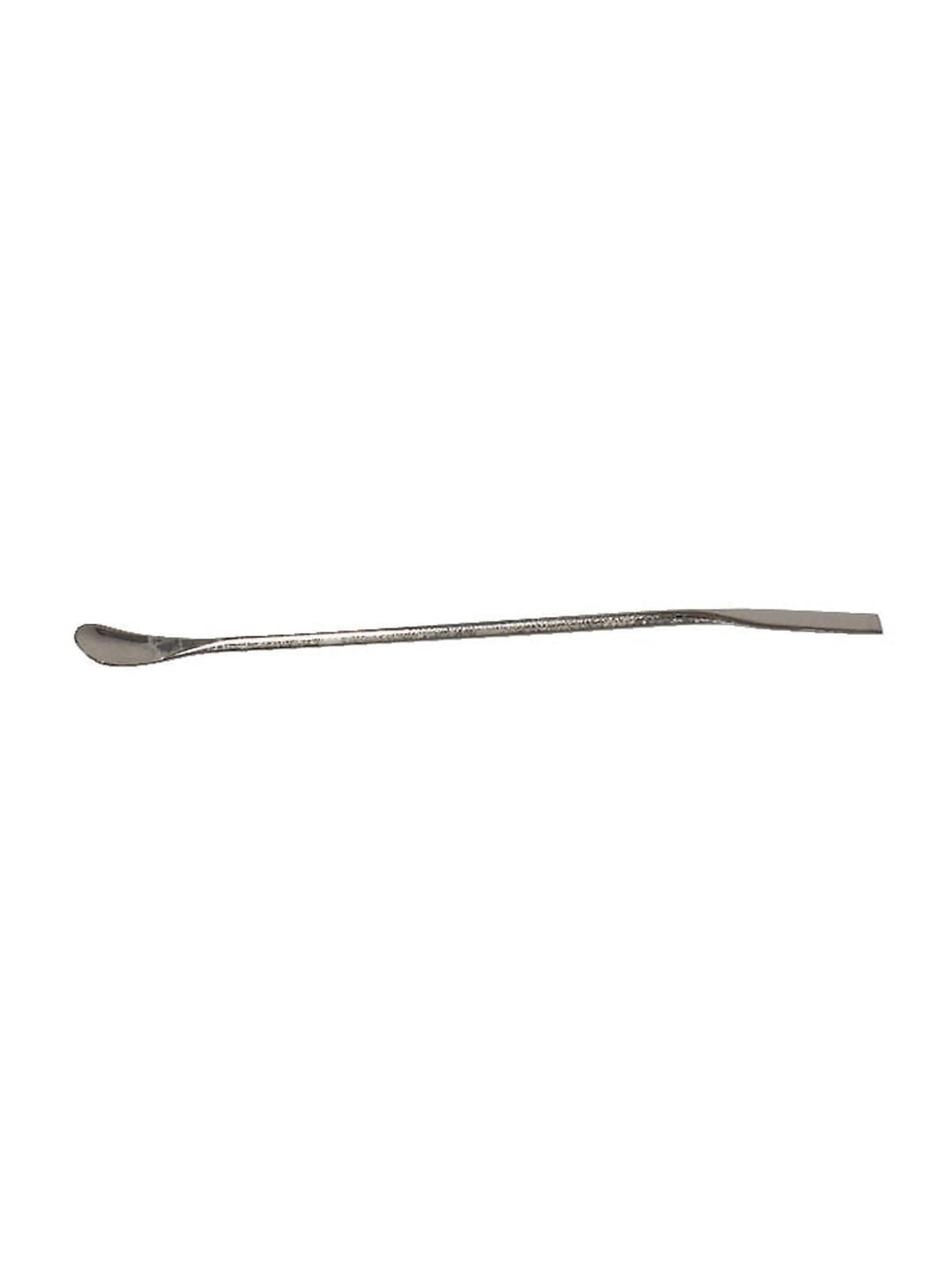 Nickel-Stainless Steel Micro Spatula Spoon Bowl (1.3x0.56x9 in) - Mirror Polished, Nonstick Kitchen Utensil Spatulas & Turners, Mirror Polished Stainless Steel Spatulas & Turners, Stainless Steel Nonstick Spatulas & Turners