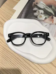 Women's Frame Plain Glasses, Small Round Frame, Cute Daily Makeup-Free Eyewear, Versatile Non-Prescription Glasses