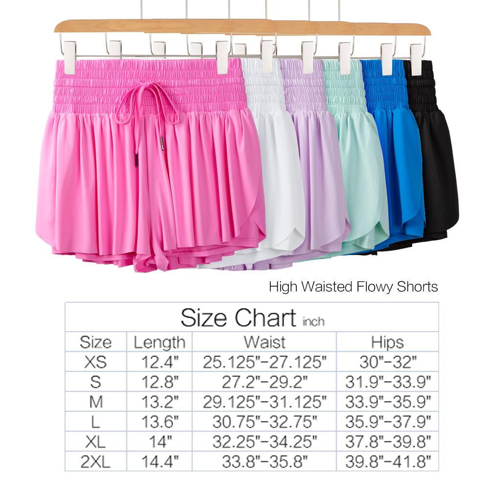 Flowy Athletic Shorts for Women High Waisted Gym Yoga Workout Running Sweat Shorts Golf Tennis Skirt Skort Preppy Shorts Cute Clothes Summer
