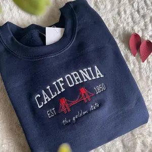 Embroidered California Crewneck