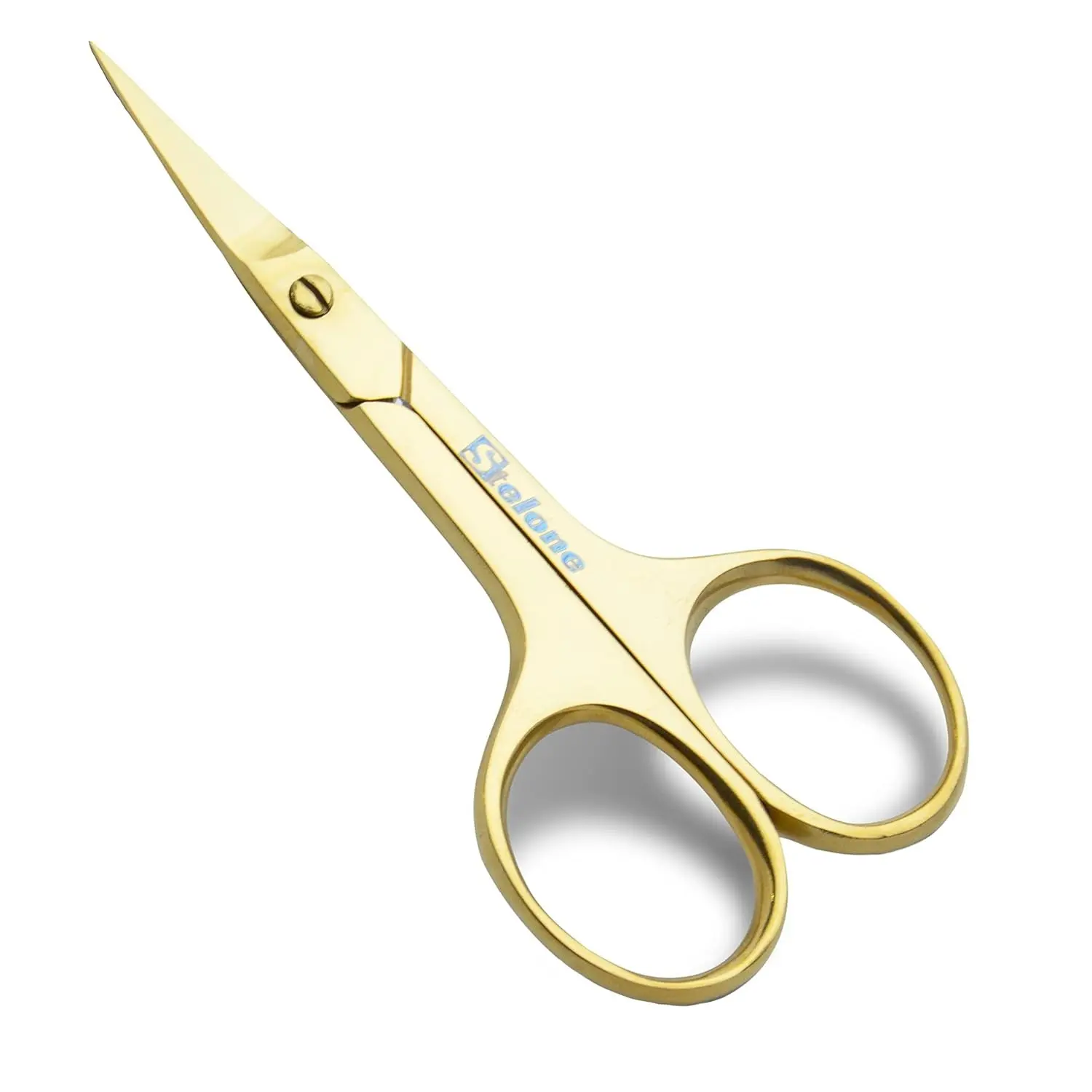 Precision Grooming Scissors — Curved Stainless Steel