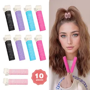 10 Pack Volumizing Hair Roller Clips Head Fixed Bangs Forehead Clip Portable Root Hair Clips Beauty & Personal Care