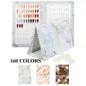 160 Nail Color Book, Professional Nail Color Swatches Book for Manicure Polish UV Gel, Essential Beauty Tool for Nail Artists and Enthusiasts