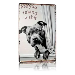 Funny Decor 8x12 Inch-Are You Taking A Shit,Aluminum Sign Lightweight Material For Easy Installation，Suitable For Ideal Unisex Restroom Signs For Women And Men.