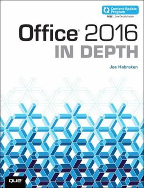 USED-Office 2016 in Depth by Habraken, Joe (Paperback)
