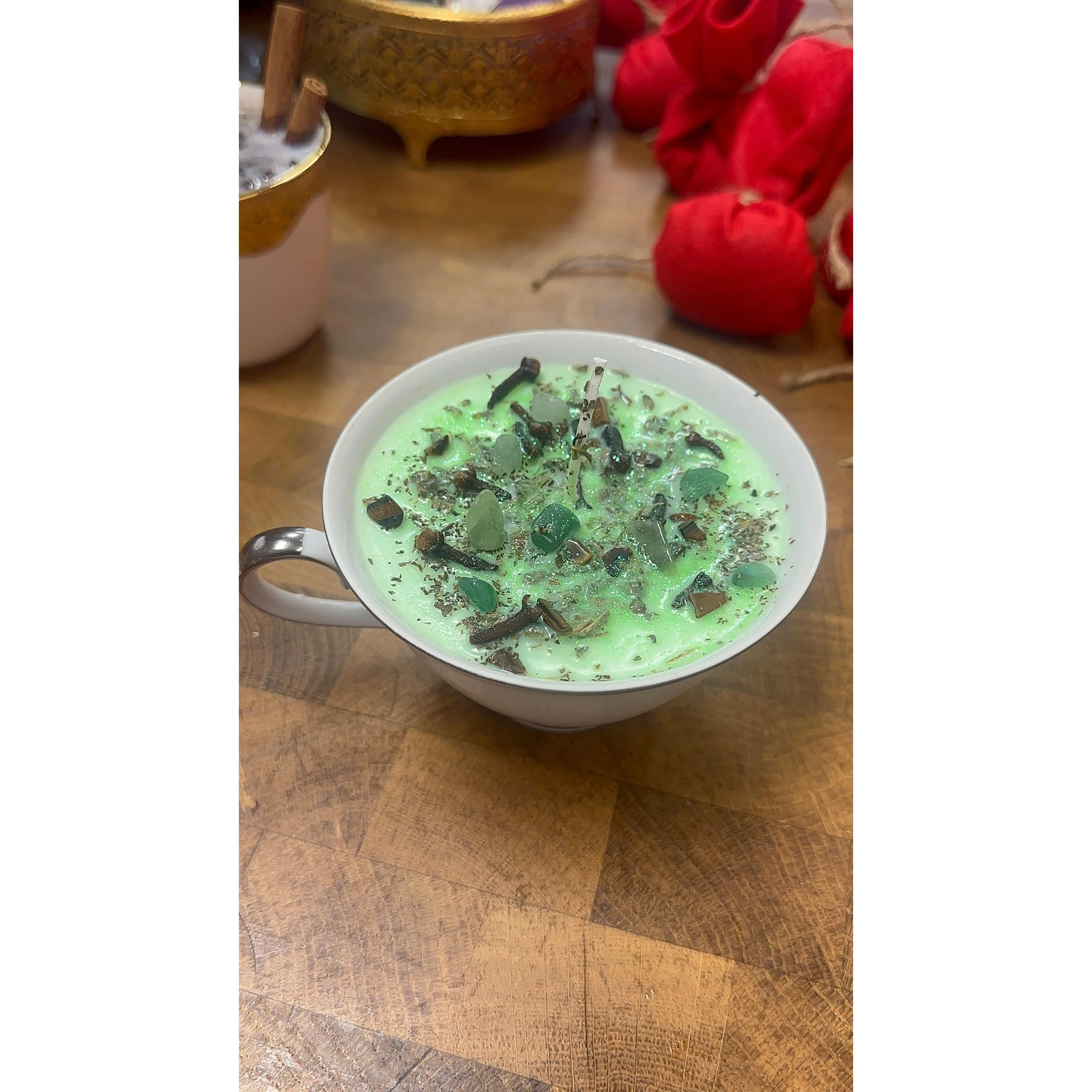 Money Matcha candle