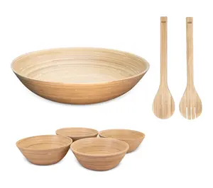 Lexa Bamboo 6 Piece Salad Serving Set