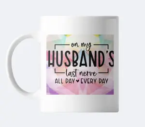 Couples Inspired Mug - 15oz Ceramic Cup Design for Coffee Tea or Hot Beverages