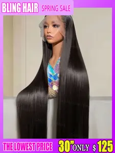 [32 Inch Only $129] Bling Hair 13x6 Lace Frontal Human Hair Wigs Brazilian Straight Lace Front Wigs For Black Women 13x4 Transparent Lace Wig Bleached Knots Nature Long Straight Hair Wig Outdoorfun TikTokShopHolidayHaul