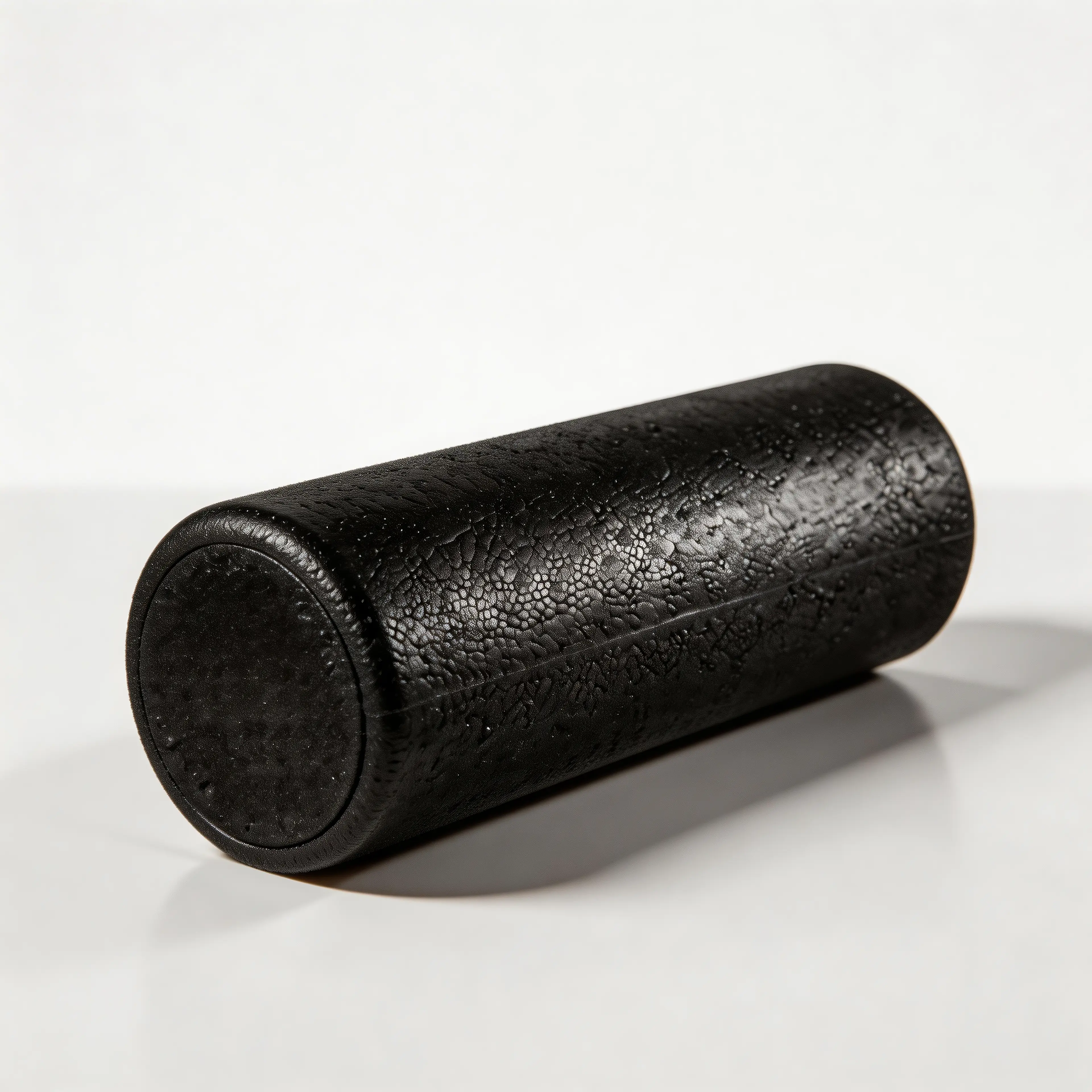 45cm High Density EPP Foam Roller - Black Solid Fitness Balance Training Recovery Gear for Deep Tissue Massage, Muscle Relief, Sports Recovery