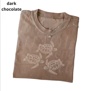 Three Turtles Vintage 90s Tshirt, Retro Y2k Turtle Lovers Shirt, Ocean Shirt, Sea Animals Nature Shirt, Ocean Lovers