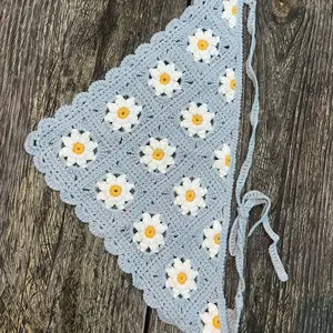 Hand crochet bandana