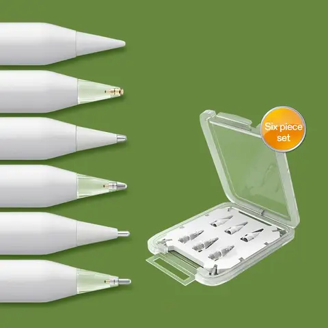 Replacement Stylus Tip for Apple Pencil 2nd Generation, Replacement Stylus Tip, Stylus Accessories for iPad Pencil, Tablet, Computer, Set
