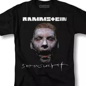 Rammstein Shirt Rock Concert Merch Tour Vntg Graphic Design T-Shirt, Graphic tees, Streetwear, Short sleeve, cotton, Top, Menswear