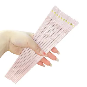 5 Pairs Vintage Carved Chopsticks Set, Pet and Glass Fiber Composite, Non-Slip Durable Sushi Chopsticks, Ideal for Parties Weddings Hotels Restaurants Gifts