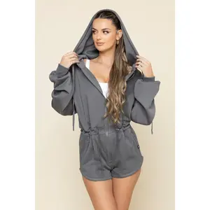 Cloud Romper - Smoke