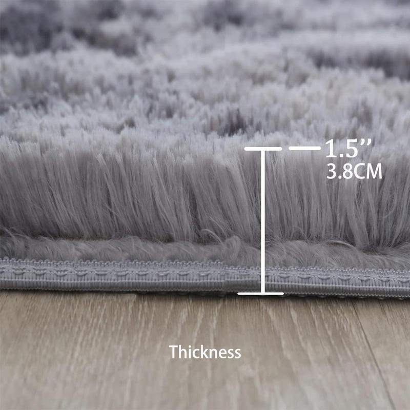 Shag Area Rugs for Bedroom Living Room, Ultra Soft Fluffy Area Rugs for Dorm, Indoor Carpet Nursery Rugs for Kids' Room & Home Decor, Shaggy Area Rug