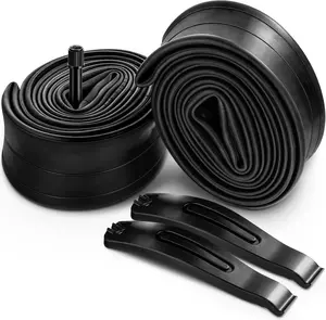 "LIMITED STOCK" 2PCS Premium Bike Tubes Compatible for 26 Inch x 1.75/1.95/2.10/2.125 Bike Tire, Mountain Bike Inner Tube with Schrader Valve