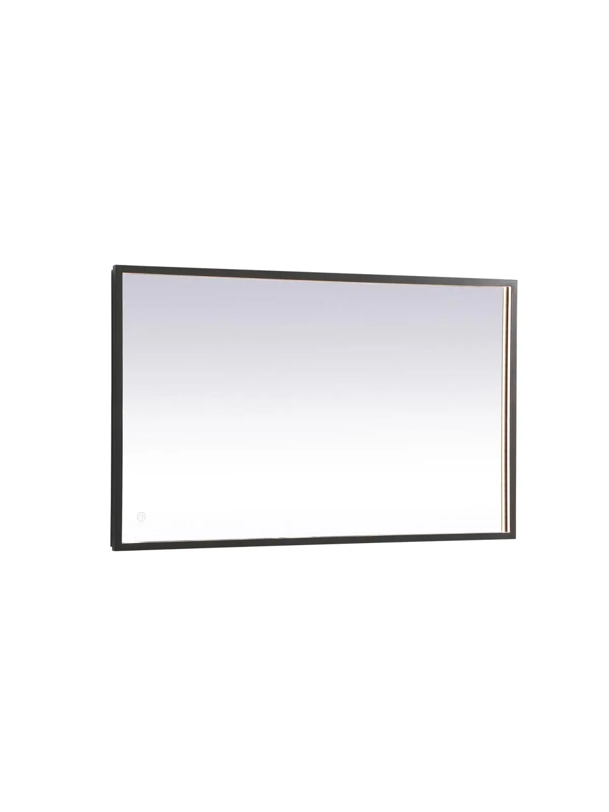 Elegant Decor MRE62440BK 24 x 40 in. Pier 3000K, 4200K & 6400K LED Mirror with Adjustable Color Temperature in Black