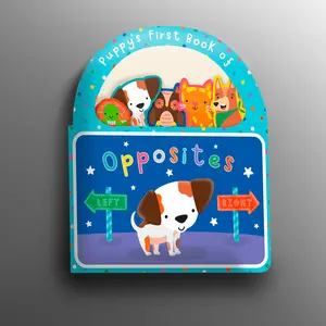 Carry Along: Puppy's First Book of Opposites (Board Book) - Preschool Learning Resource, Toddler Workbook, Early Reading Tool for Young Children, Preschool Learning Book