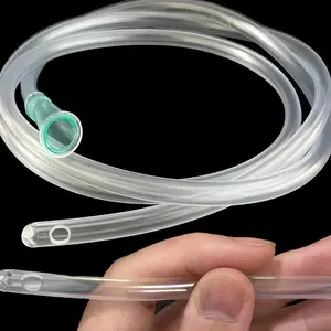 Needle Tip Transparent Soft Tube, Suitable for Various Large Bore Syringes, 1 Meter, Ideal for Medical Use