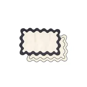 business & pleasure co. Placemat Set of 4 in Riviera White