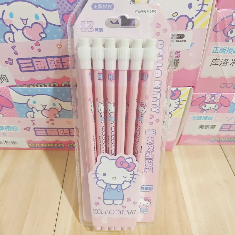 L Kitty Pencils Kuromi Elementary School Stationery
