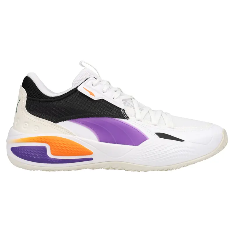 PUMA Mens Court Rider I Basketball Sneakers Shoes - White