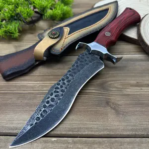 Wilderness survival knife, high hardness, sharp, outdoor adventure knife, wild camping knife, hiking and trekking knife