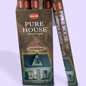 Pure House Natural Fragrance Incense Pack, Aroma Fragrance Incense Freshener with Long-Lasting Scent (1 Pack)