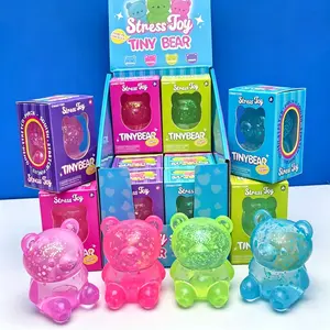 2-Piece Glowing Bear Squishy, Classic Novelty Item for Kids