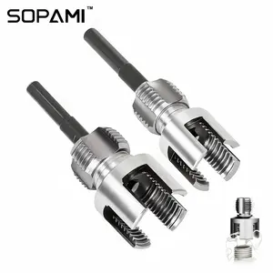 Dual-Size Pipe Tapping & Threading Tool, Wear Resistant Durable Hand Tool for Pipe Installation and Repair