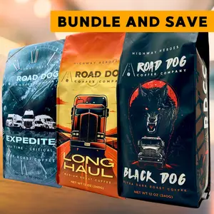 FREE SHIPPING, Road Dog Coffee Bundle
