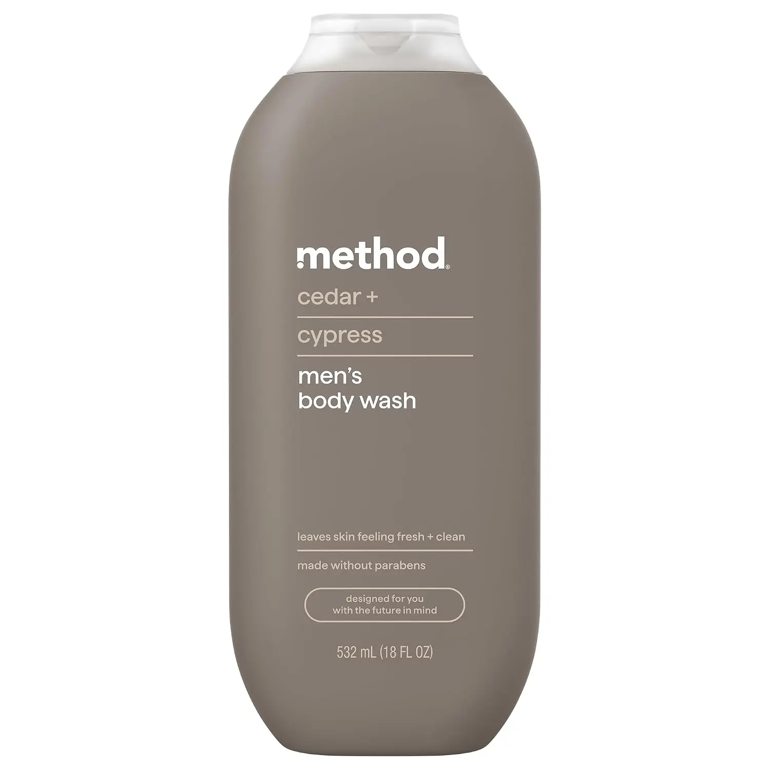 method Men’s Fragranced Scented Body Wash - Cedar + Cypress, 18 fl oz, Fragrance, Scent