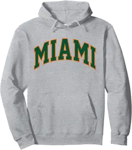 Retro Miami Men Miami Women Vintage Orange Green FL Souvenir Pullover Hoodie - Rubencordov Shop 45B0DNNF4HWN