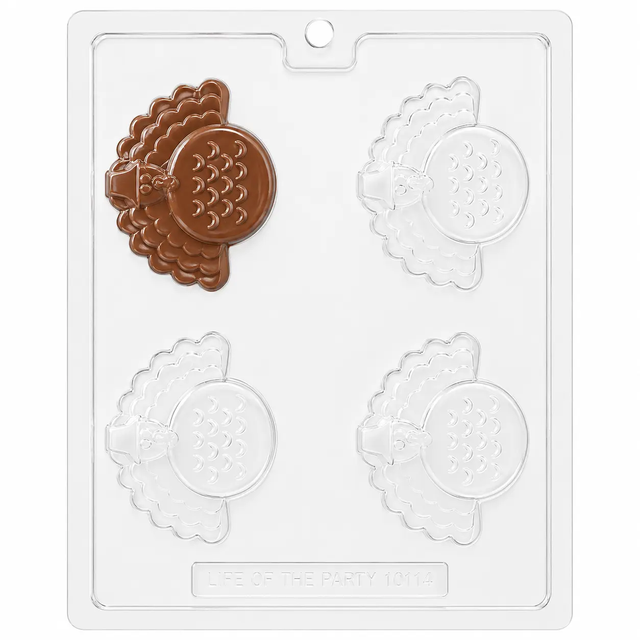 Thanksgiving Turkey Cookie Mold 6 Cavity for Dipped Oreos