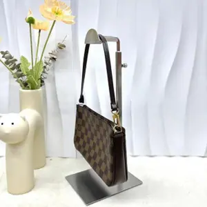 Pre-owned Louis Vuitton As Shown Crossbody Bags Damier Ebene Navona Pochette Hand Bag SH 2.24