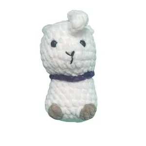 Crochet Plush Llama Handcrafted Keychain - Soft and Unique Design, Perfect for Gifts and Decor