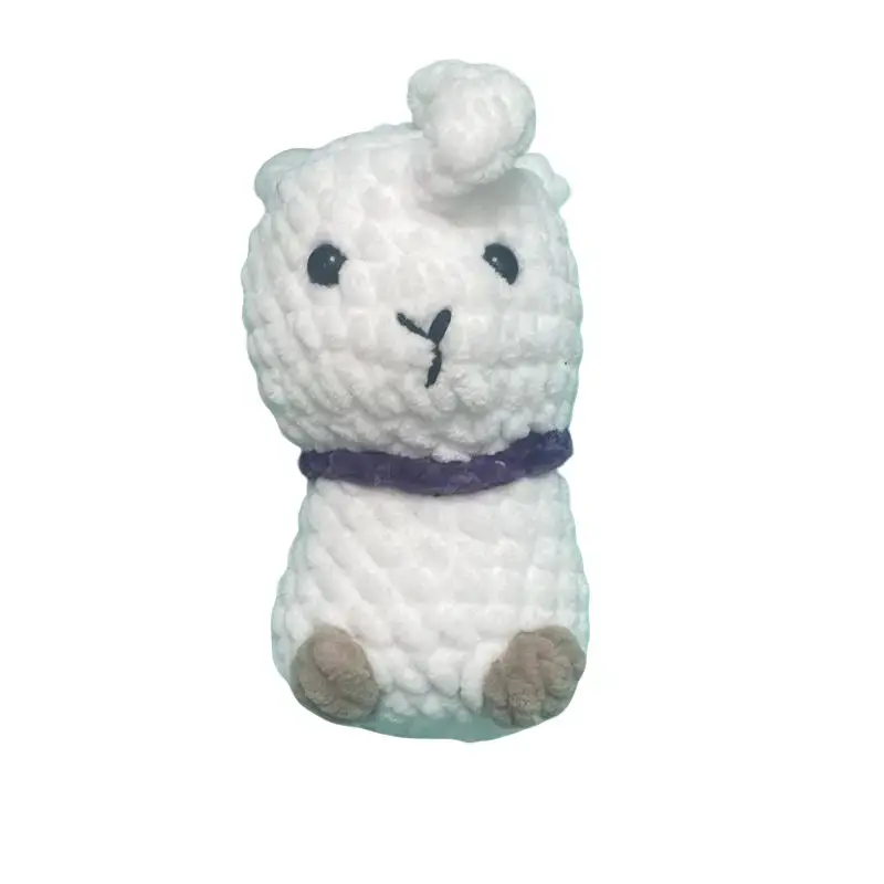 Crochet Plush Llama Handcrafted Keychain - Soft and Unique Design, Perfect for Gifts and Decor