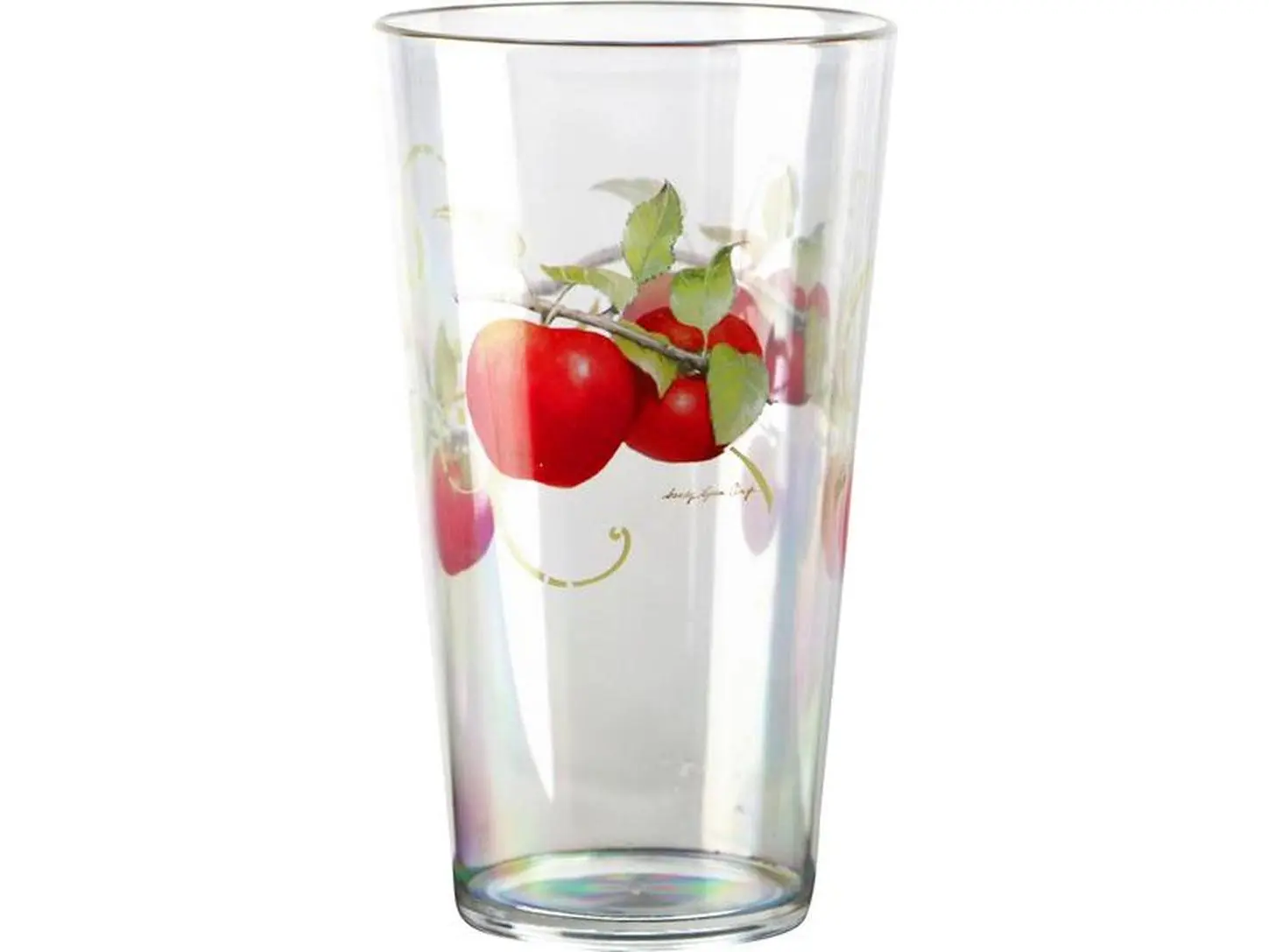 95999 6pc Acrylic Drinkware Set 8oz Harvest Apple