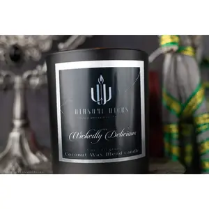 Wickedly Delicious Candle Gingerbread Scent Decor Scented