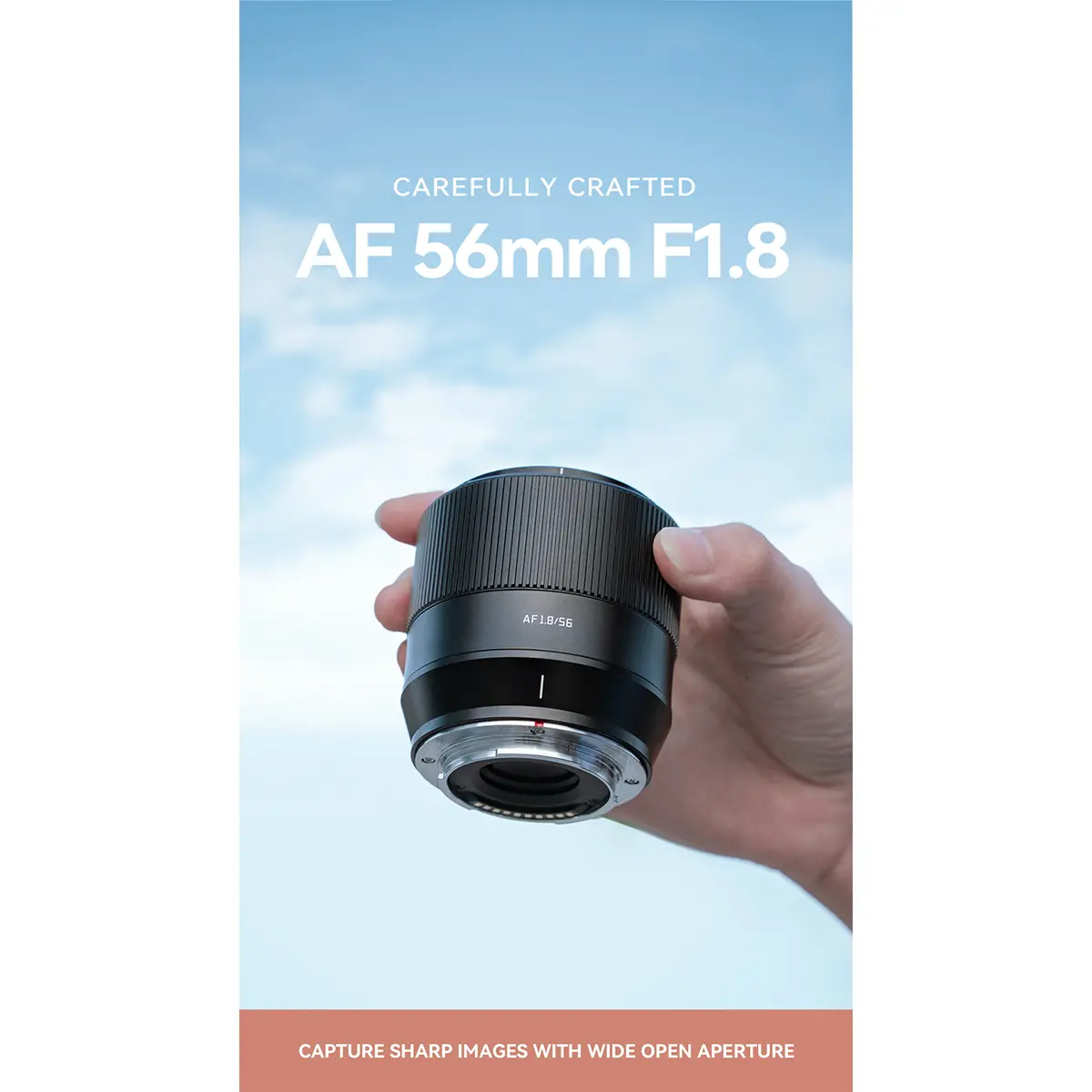 TTArtisan AF 56mm F1.8 Auto Focus Lens APS-C Compatible with Sony E-Mount Mirrorless Cameras A5000 A5100 A6000 A6100 A6300 A6400 A6500 A6600 NEX-3 NEX-3N NEX-3R NEX-5T NEX-5R NEX-5 NEX-5N NEX-7 NEX5C