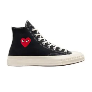 Comme des Garçons PLAY x Converse Chuck 70 High 'Single Heart - Black'