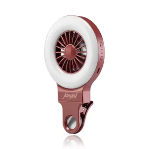 Fangirl by Remi: 2-in-1 Clip on Phone Fan and Selfie Ring Light