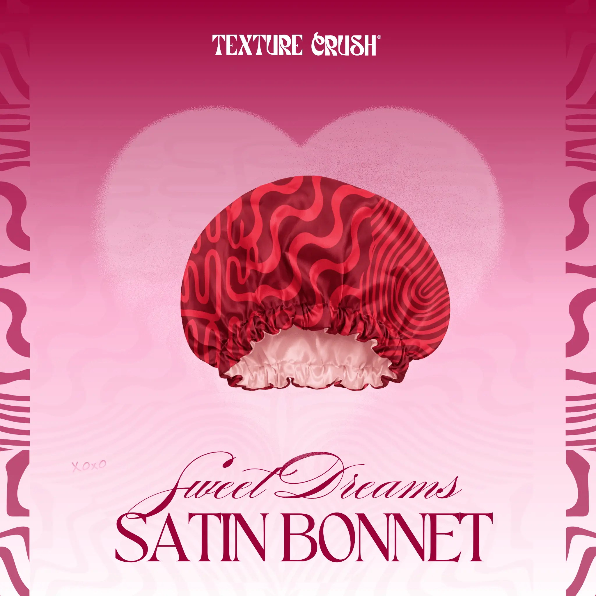 Sweetheart Reversible Satin Bonnet