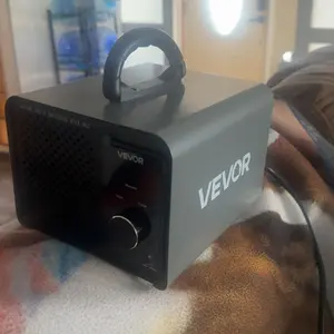 【toolupgrade】VEVOR Corded Unit Rectangular Shape Ozone Machine - 36000mg/h Commercial Industrial Odor Remover with 15s Delayed Start, Timer, Electronic Knob Control, Treatment Cycle Mode, Up to 3200 sq.ft (Father's Day Gift)