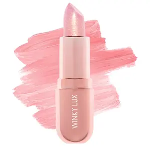 Winky Lux Rosé Glimmer Balm -Hydrating ph Lip Balm, Natural Pink Tint with pH Color Changing, Moisturize & Soften Lips While Leaving Sheer Pink Tint, with Vanilla Scent